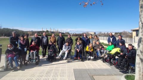 Usuarios de Aspace han visitado el solar en el que se construir&aacute; la residencia.