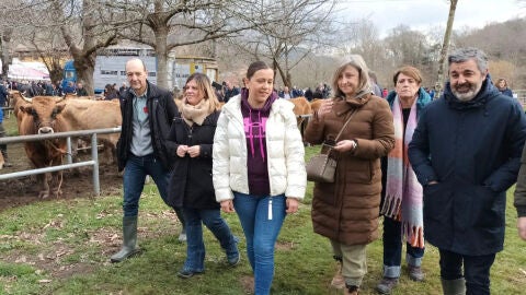 Alejandro Calvo en la feria de Corao