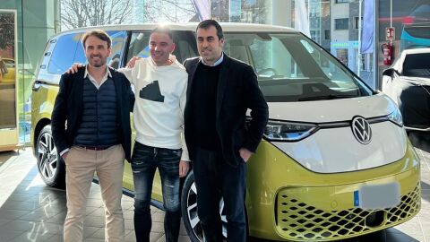 Iago Aspas embajador de Audi en el concesionario Vepersa 