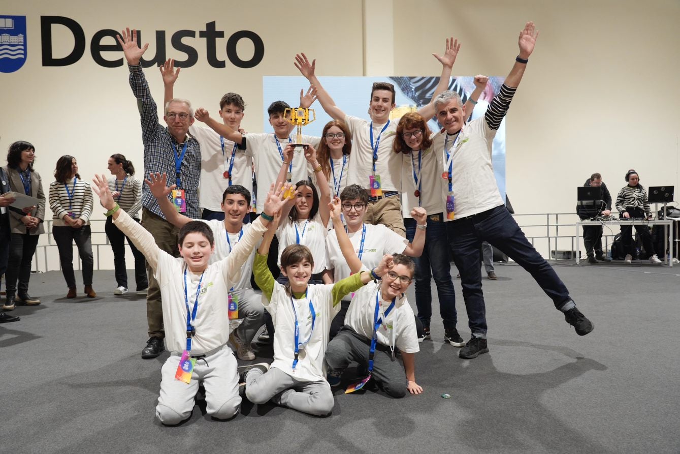 El colegio Urkide repite triunfo en la First Lego League Euskadi El colegio Urkide repite triunfo en la First Lego League Euskadi