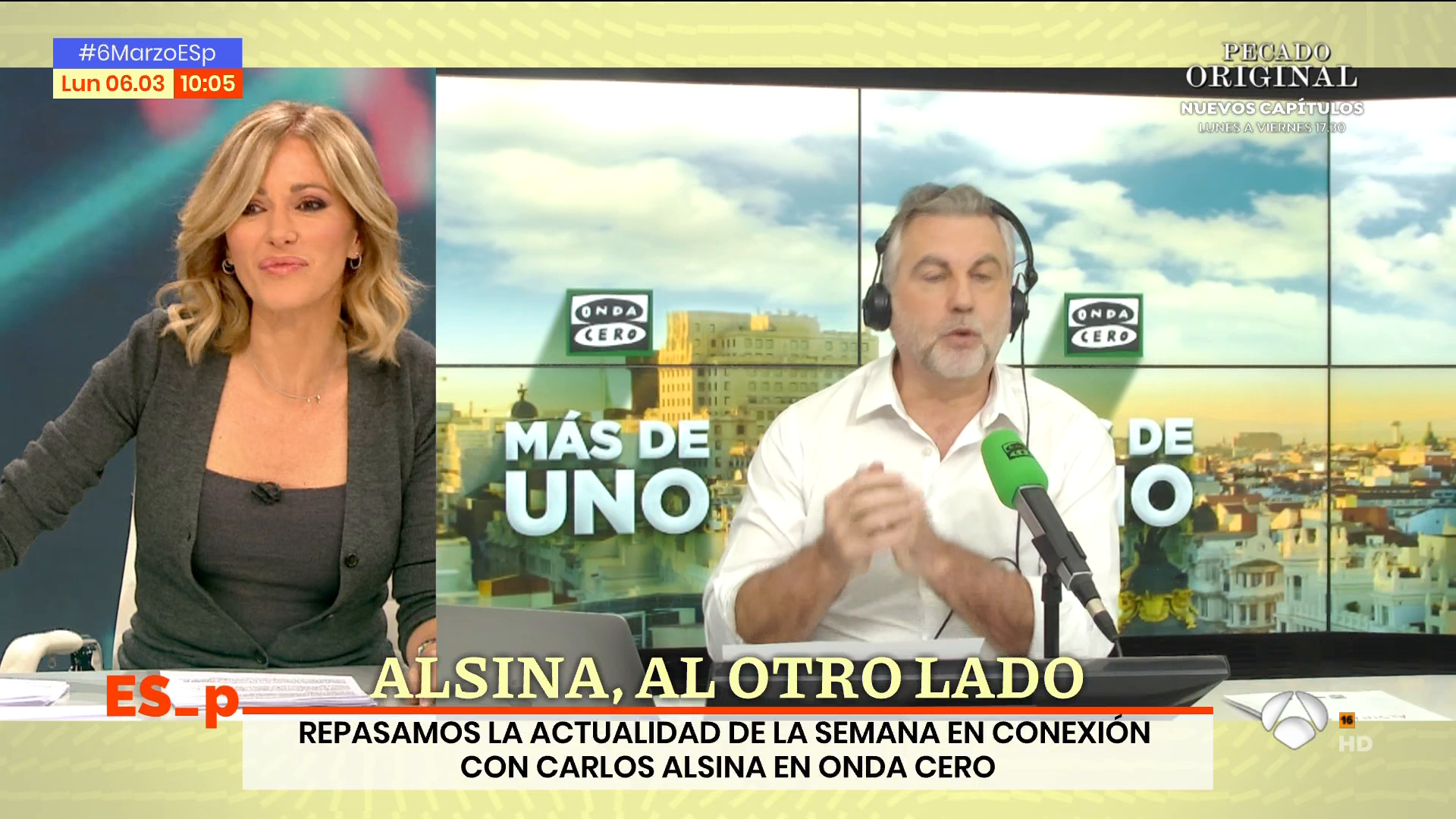 Alsina critica la hipocresía de Sánchez: "Si quiere avanzar en la paridad, debería empezar por su entorno más inmediato" Alsina critica la hipocresía de Sánchez: "Si quiere avanzar en la paridad, debería empezar por su entorno más inmediato"