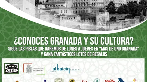 III Edición del Concurso 100% granadino de Más de uno: ¿Conoces Granada y su cultura? III Edición del Concurso 100% granadino de Más de uno: ¿Conoces Granada y su cultura?
