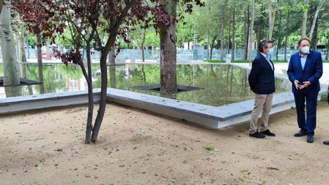 La rehabilitación del Parque de los Jardinillos, finalista en la 9ª edición de los Premios de Construcción Sostenible de Castilla y León .