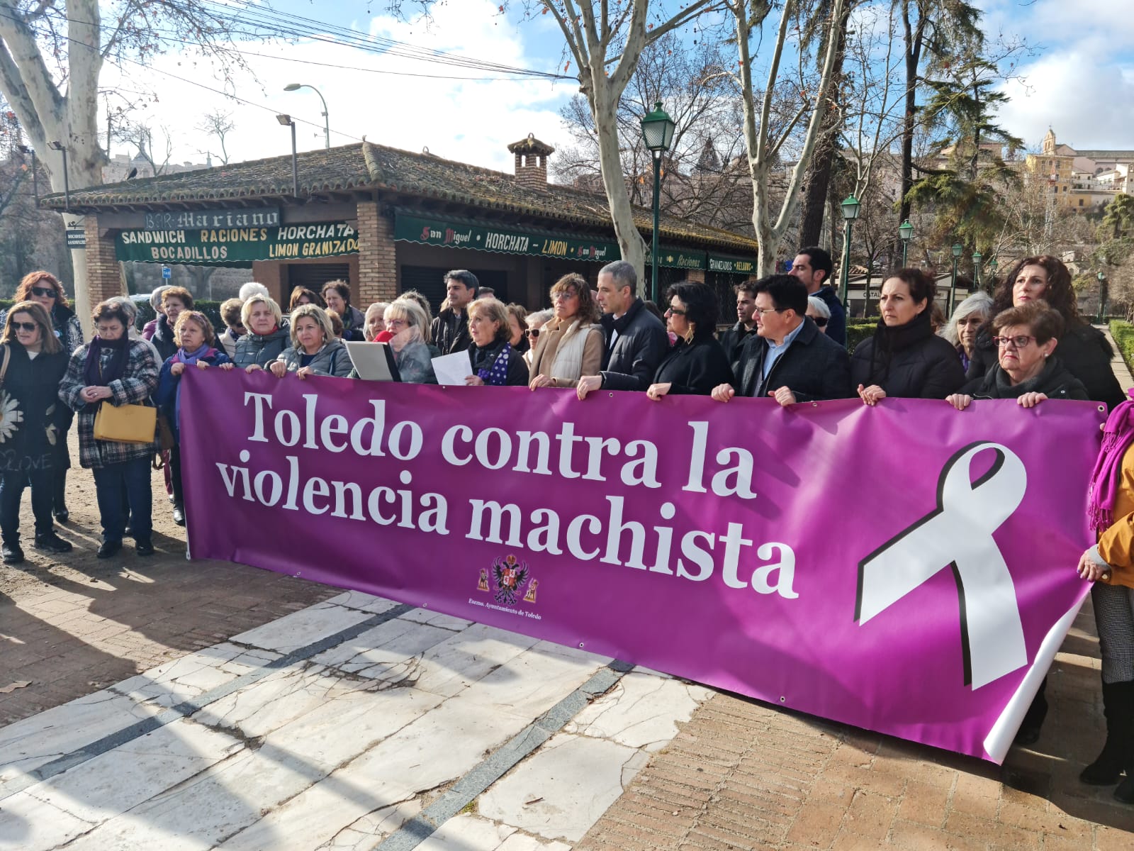 Toledo se concentra contra la violencia machista Toledo se concentra contra la violencia machista