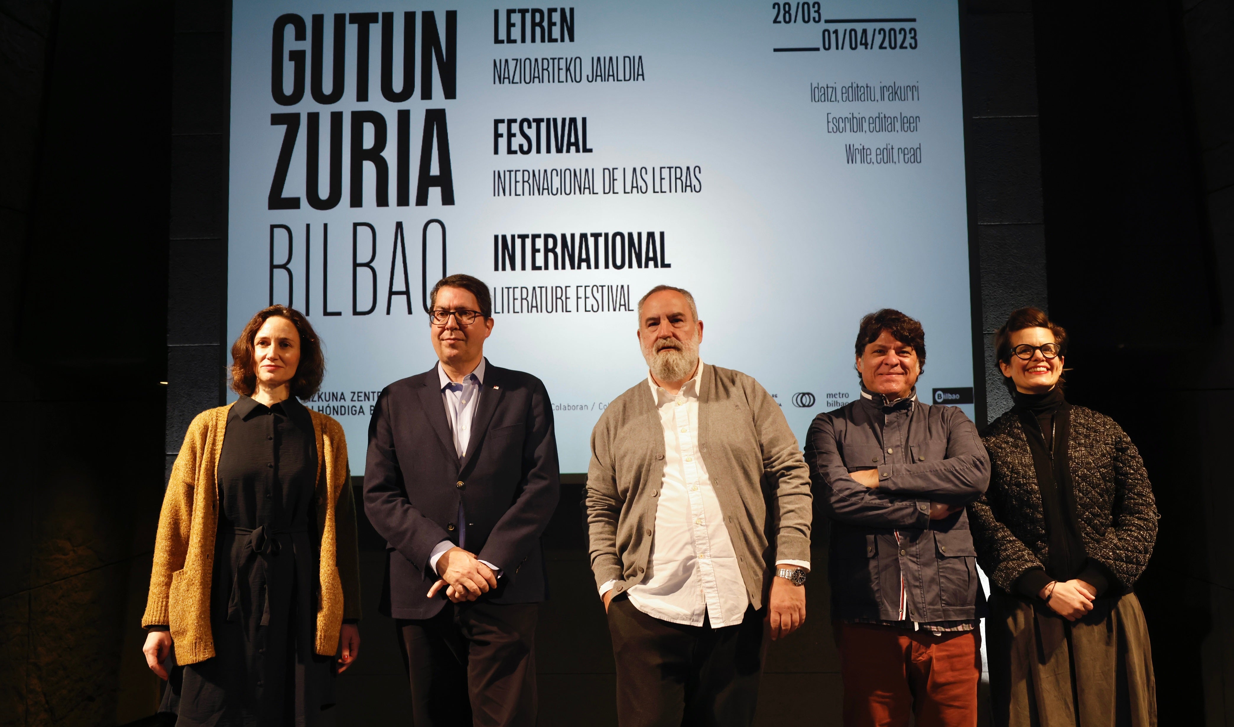 "Escribir, editar, leer", lema de la 15ª edición de Gutun Zuria "Escribir, editar, leer", lema de la 15ª edición de Gutun Zuria