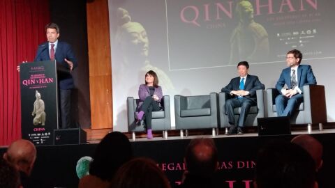 Presentación den Madrid de la exposición de Los Guerreros de Xi&#39;am originales en Alicante 