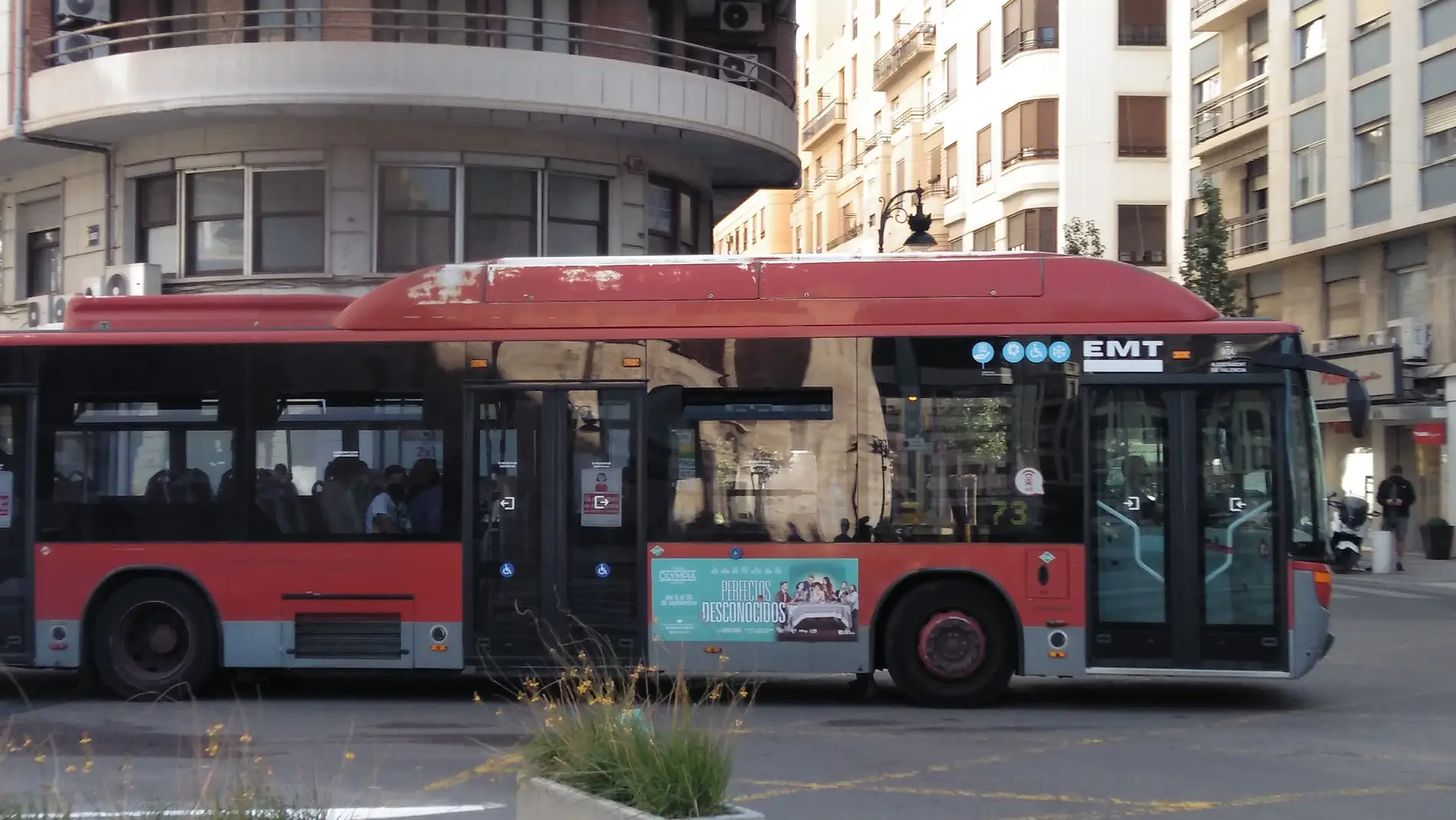 Un autobús de EMT València