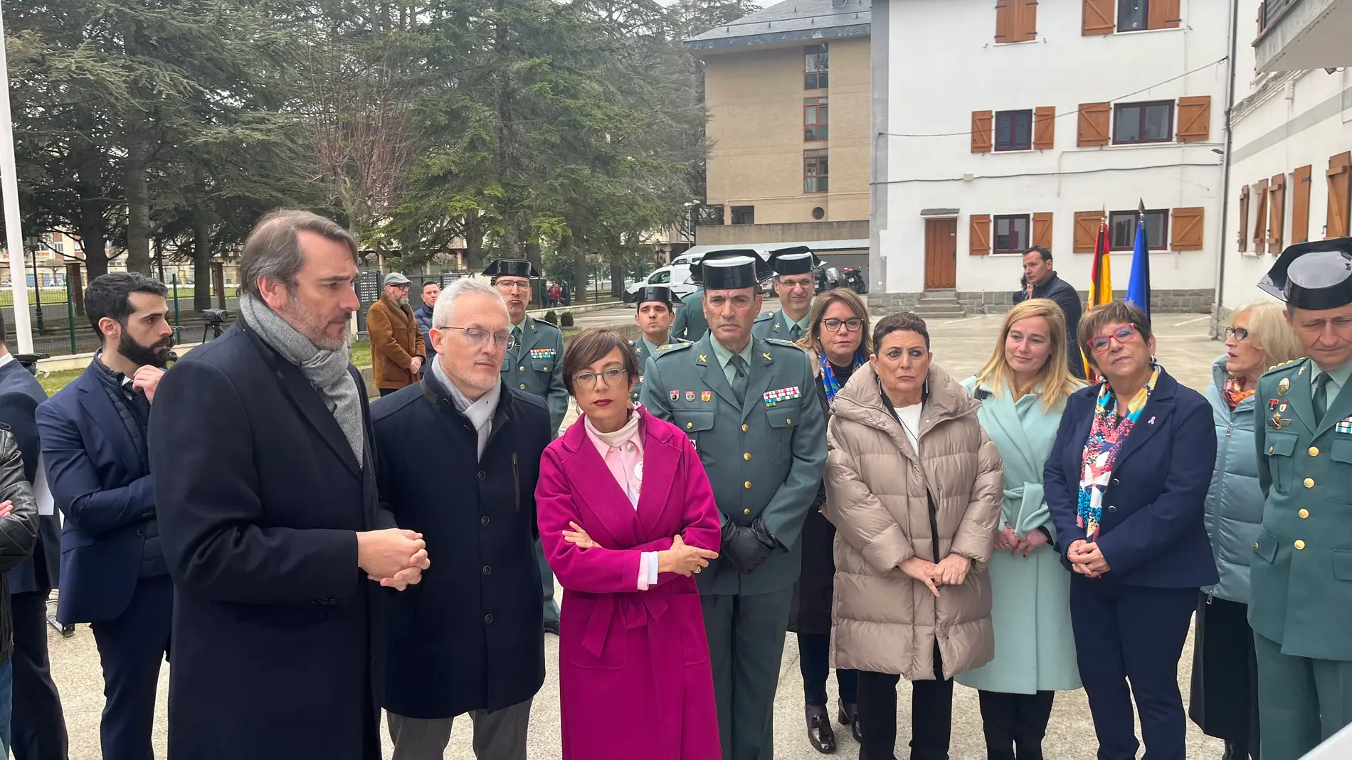 María Gámez ha presentado el proyecto de mejora del cuartel en Jaca.