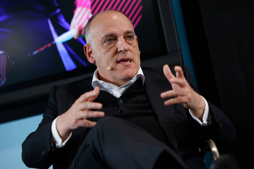 Tebas responde a Laporta: "Menos victimismo y más claridad" Tebas responde a Laporta: "Menos victimismo y más claridad"