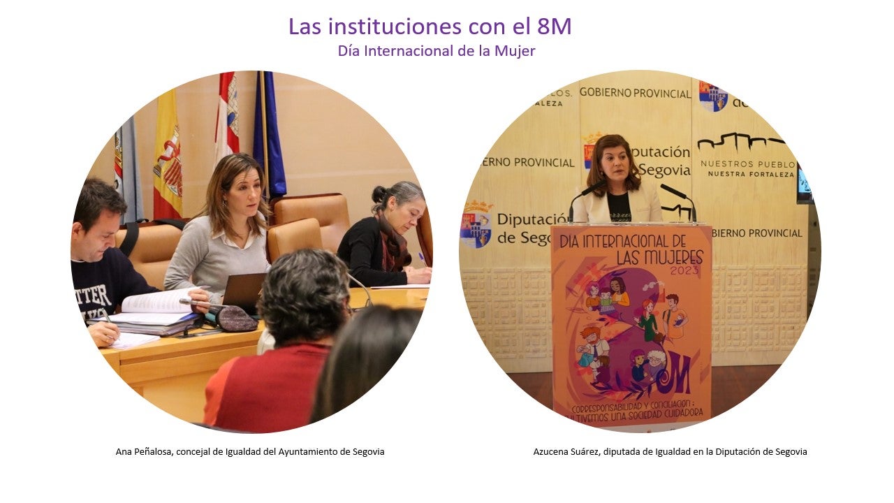 Las administraciones se vuelcan en las reivindicaciones y el recuerdo a las víctimas en el 8-M Las administraciones se vuelcan en las reivindicaciones y el recuerdo a las víctimas en el 8-M