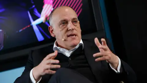 El presidente de LaLiga, Javier Tebas. El presidente de LaLiga, Javier Tebas.