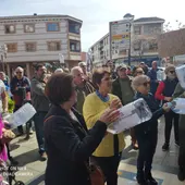 Concentración de protesta frente al Ayuntamiento Concentración de protesta frente al Ayuntamiento