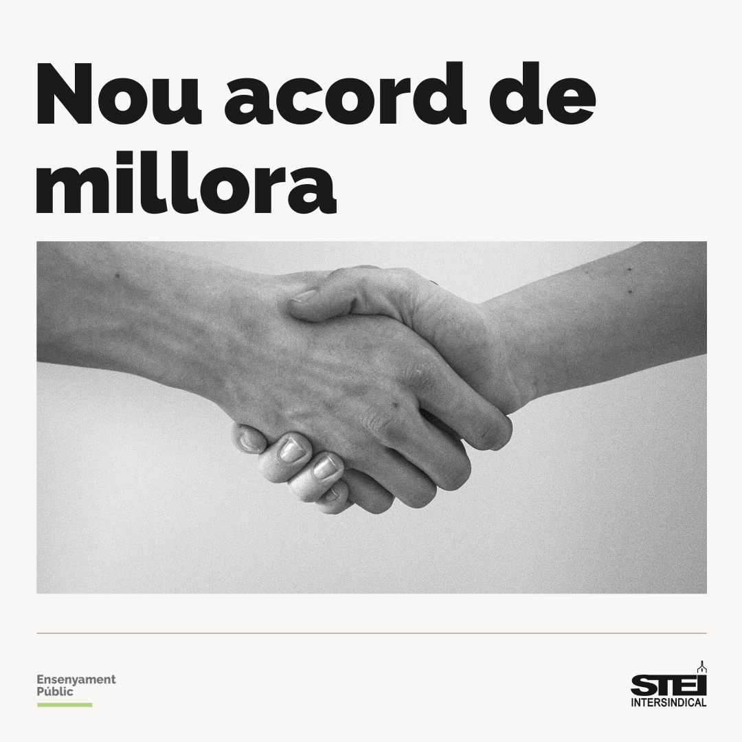 Satisfacción entre los sindicatos por el acuerdo de mejora de la enseñanza pública presentado por la Consellería de Educación Satisfacción entre los sindicatos por el acuerdo de mejora de la enseñanza pública presentado por la Consellería de Educación