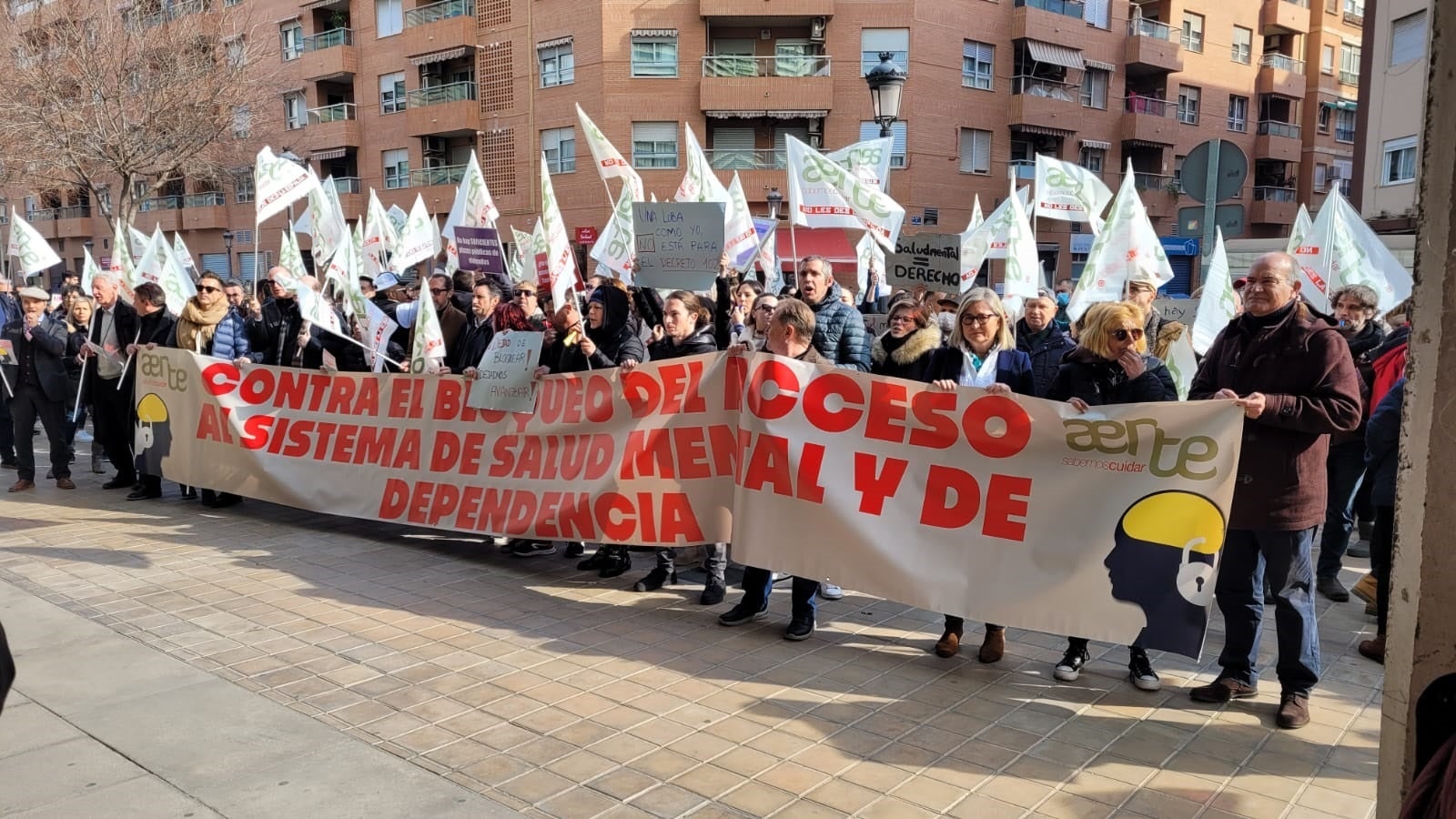 Aerte convoca otra concentración por "el inmovilismo" de Igualdad en su "bloqueo" en dependencia y salud mental Aerte convoca otra concentración por "el inmovilismo" de Igualdad en su "bloqueo" en dependencia y salud mental