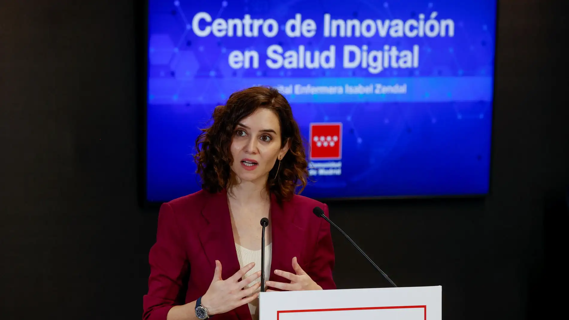 Imagen de Isabel Díaz Ayuso, presidenta de la Comunidad de Madrid.