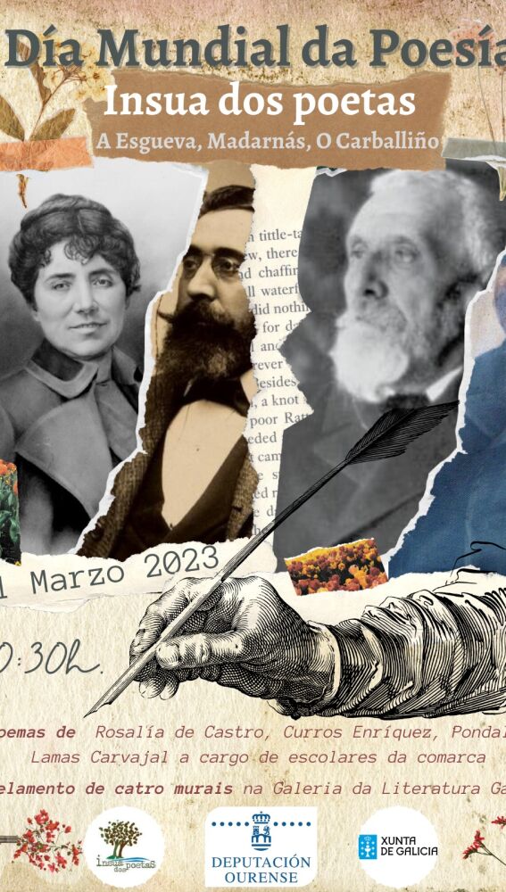 A Insua dos Poetas o Día Mundial da Poesía 