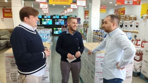Gorka Chazarra, Mariano Valera y David Parres