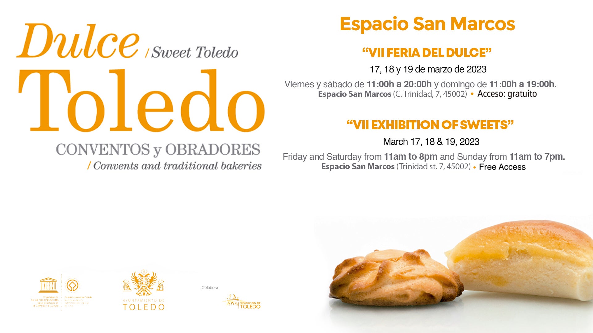 Toledo celebra desde este viernes la VII Feria del Dulce Toledo celebra desde este viernes la VII Feria del Dulce