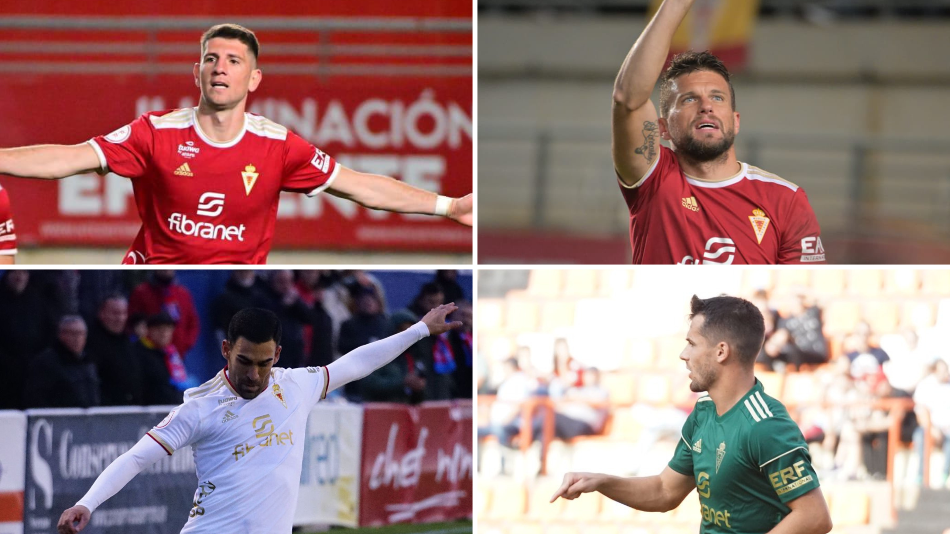 Dos delanteros, una propuesta que gana posibilidades en el Real Murcia Dos delanteros, una propuesta que gana posibilidades en el Real Murcia