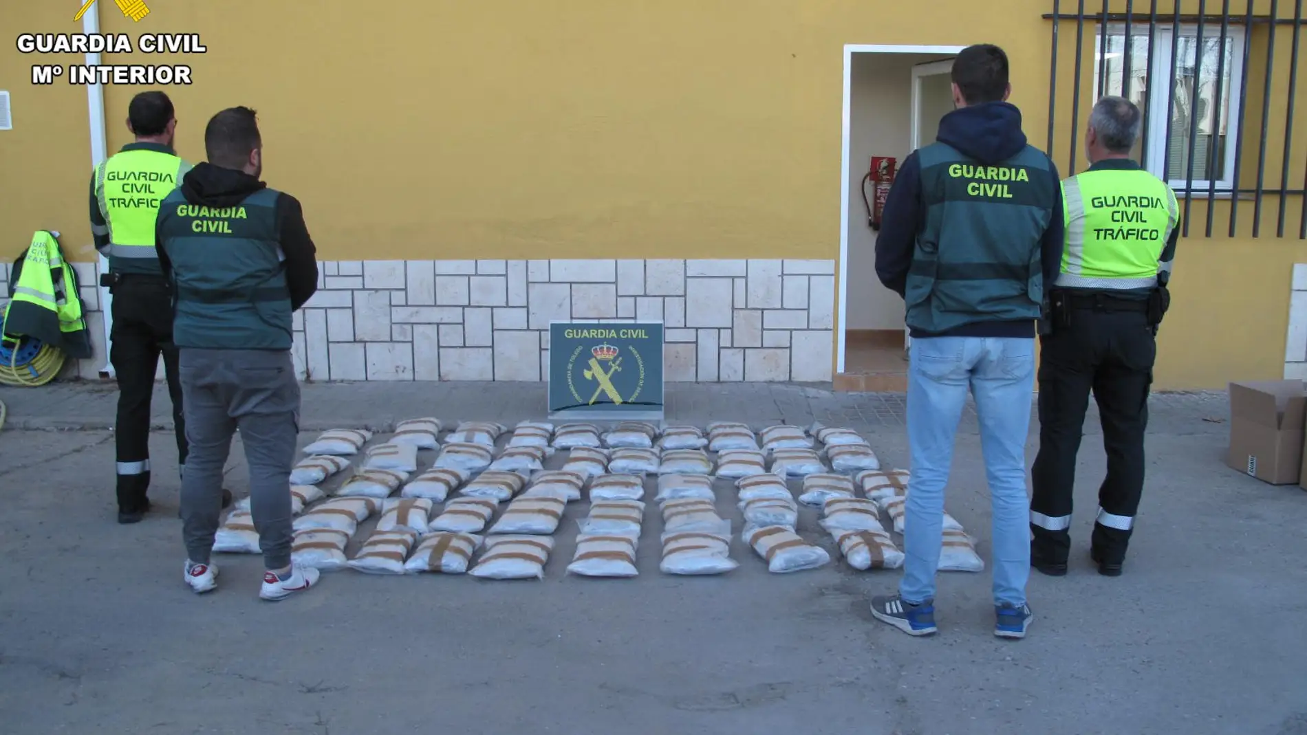 La Guardia Civil detiene a un hombre de 60 años con 39 kilos de marihuana en Seseña (Toledo)