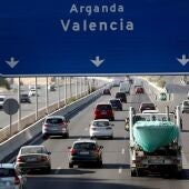 Imagen de archivo de la autovía de Valencia (A-3) en su salida de Madrid. 