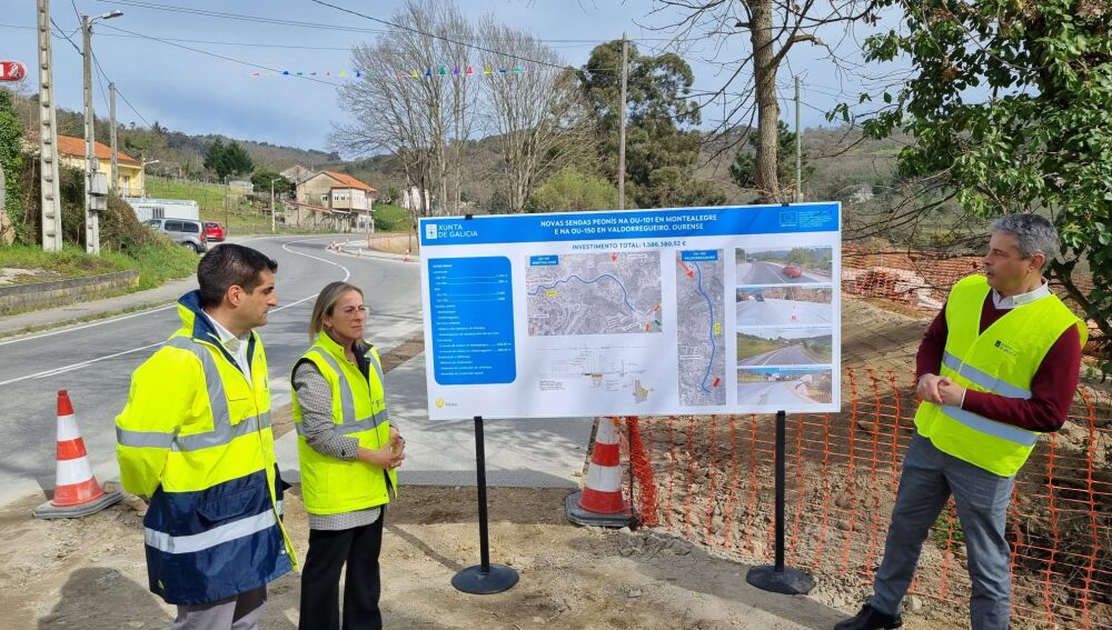 A Xunta impulsa a execución de 11 Km de sendas no concello de ourense que unirán a cidade de norte a sur
