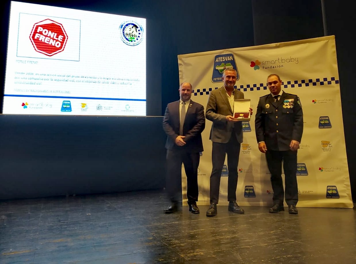 La iniciativa 'Ponte Freno' de Atresmedia, galardonada en el Congreso Andaluz de Educación Vial que se celebra en Rota La iniciativa 'Ponte Freno' de Atresmedia, galardonada en el Congreso Andaluz de Educación Vial que se celebra en Rota