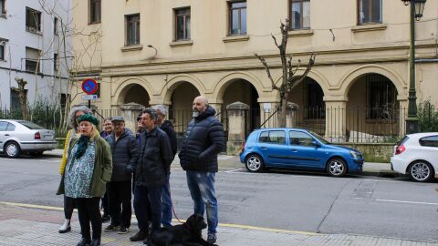 Bel&eacute;n Su&aacute;rez Prieto, candidata de lista municipalista al Ayuntamiento de Oviedo, visit&oacute; San L&aacute;zaro