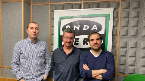 Javier Saralegui, Ignacio Lassa e I&ntilde;aki Mart&iacute;nez