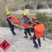 bomberos alicante rescate relleu senderista