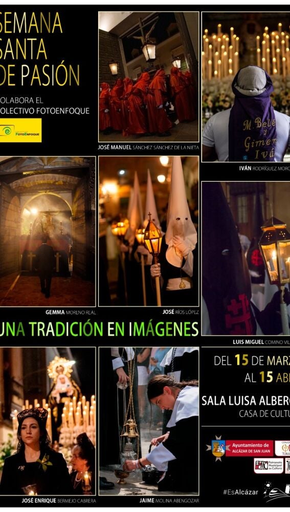 Cartel exposición Semana Santa "Fotoenfoque"