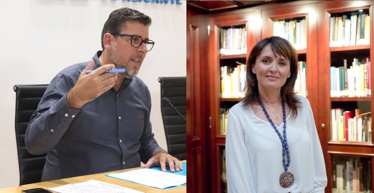Julia Parra y Javier Gutiérrez renuncian a sus competencias en la Diputación de Alicante Julia Parra y Javier Gutiérrez renuncian a sus competencias en la Diputación de Alicante