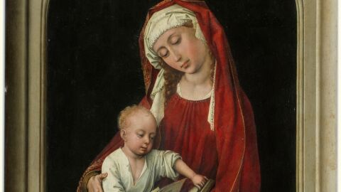La Virgen con el Ni&ntilde;o, cuadro de Rogier Van der Weyden