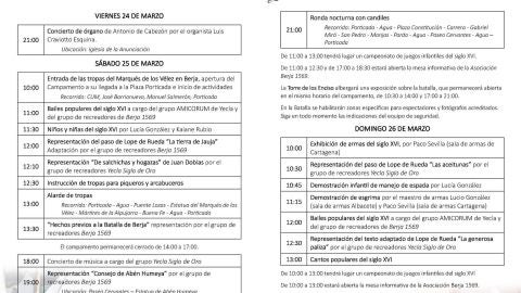 berja recreacion historica