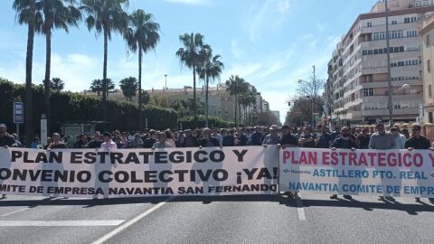 La manifestaci&oacute;n sali&oacute; de la avenida de Andaluc&iacute;a