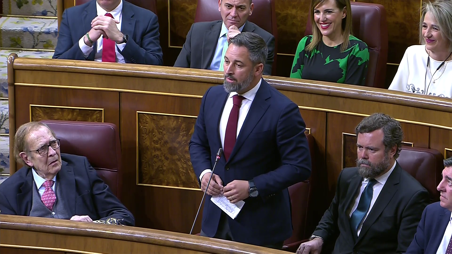 Enfrentamiento entre Abascal y Patxi López a cuenta de las "mujeres libres": "Mi mujer es la que manda en casa" Enfrentamiento entre Abascal y Patxi López a cuenta de las "mujeres libres": "Mi mujer es la que manda en casa"