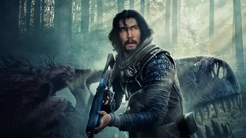 El actor Adam Driver en una imagen promocional de la película de dinosaurios '65' El actor Adam Driver en una imagen promocional de la película de dinosaurios '65'