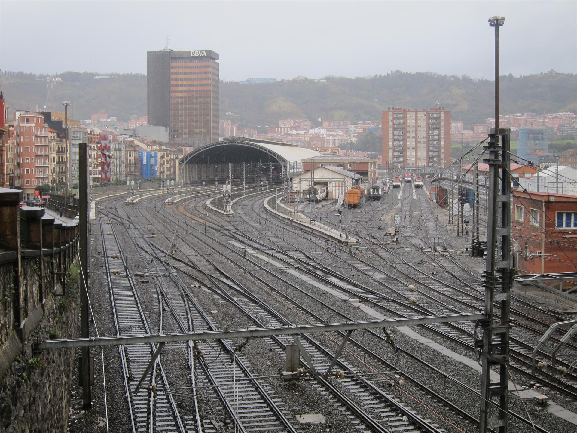 El soterramiento del TAV en Abando dará paso a un gran parque El soterramiento del TAV en Abando dará paso a un gran parque