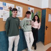 Jesús, Marcos y Andrea, estudiantes del grado de Inteligencia Artificial