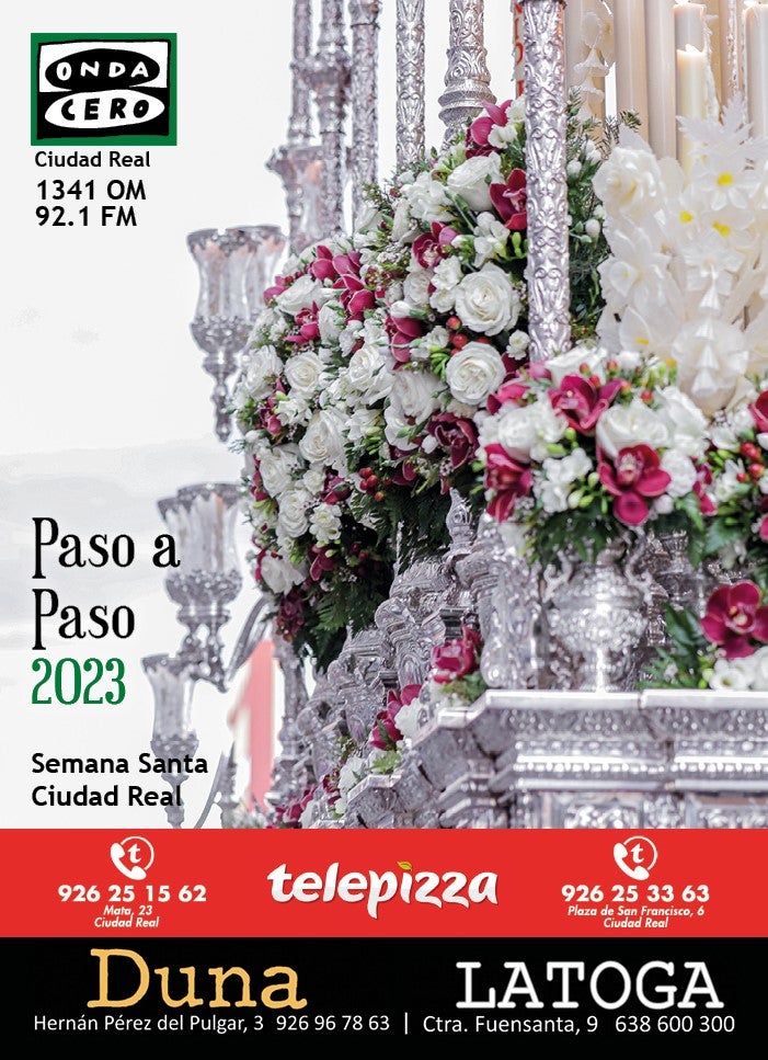 Ya están disponibles las guías de Semana Santa 2023 de Onda Cero Ciudad Real Ya están disponibles las guías de Semana Santa 2023 de Onda Cero Ciudad Real