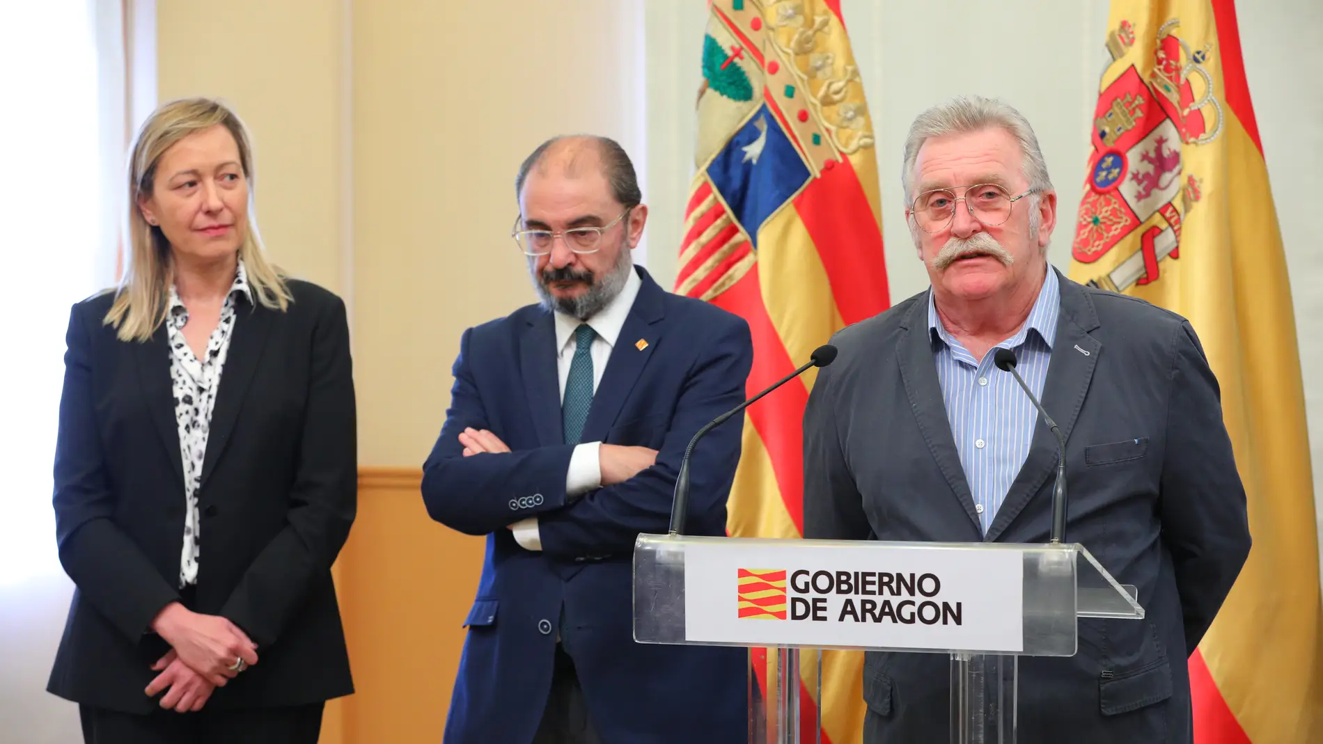 El presidente aragonés, Javier Lambán, ha asistido a la presentación del proyecto
