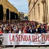 La senda en homenaje a Miguel Hernández recupera su recorrido presencial La senda en homenaje a Miguel Hernández recupera su recorrido presencial