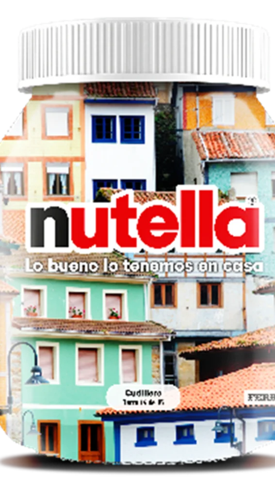 Nutella escoge a Cudillero para la promoción ‘Lo bueno lo tenemos en casa’.