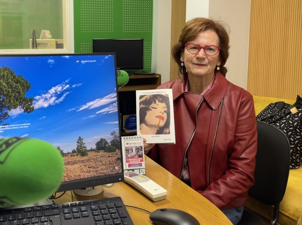 Paz Leirós presentou a sua novela en Más de Uno Ourense Paz Leirós presentou a sua novela en Más de Uno Ourense