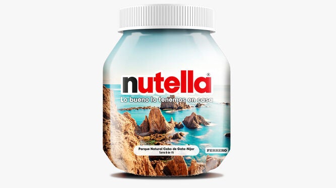 El Cabo de Gata y la Playa de los Cocedores de Pulpí en los tarros de Nutella El Cabo de Gata y la Playa de los Cocedores de Pulpí en los tarros de Nutella