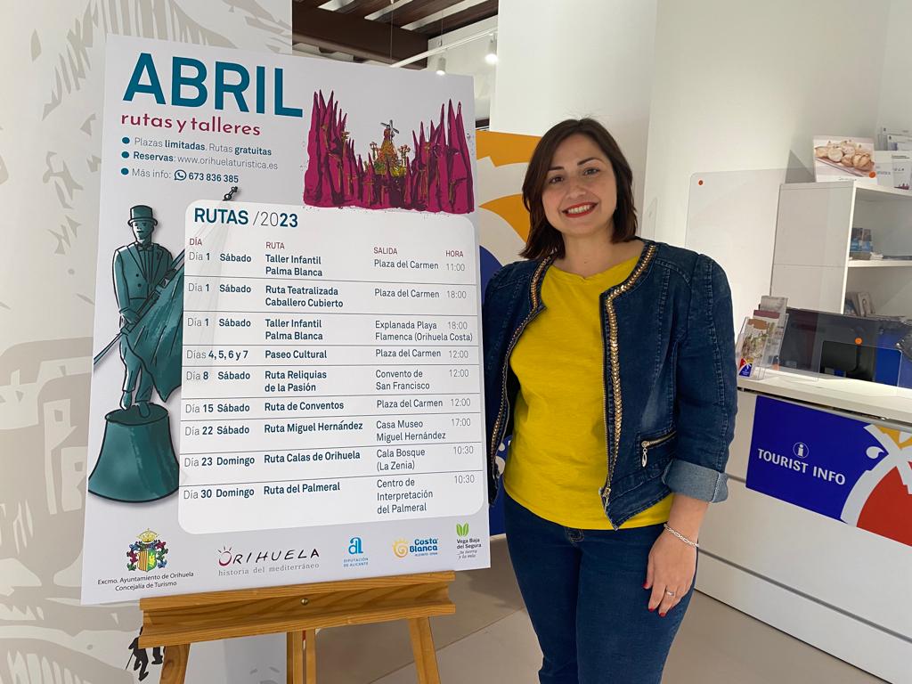 Las rutas turísticas para abril de Orihuela girarán en torno a la Semana Santa 2023 Las rutas turísticas para abril de Orihuela girarán en torno a la Semana Santa 2023