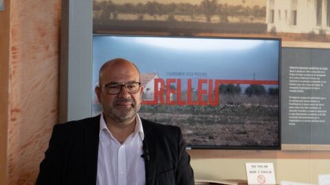 Felip S&aacute;nchez, concejal de Desarrollo Rural, en la presentaci&oacute;n del documental 'Releu'