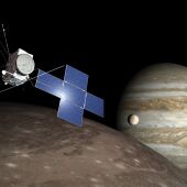La misión Juice de la ESA investigará tres lunas de Júpiter: Europa, Calisto y Ganímedes. / Airbus