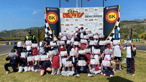 Los alumnos de Agora Lled&oacute; International School que han participado en Benikarts. 