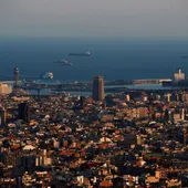 Vista aérea de Barcelona Vista aérea de Barcelona